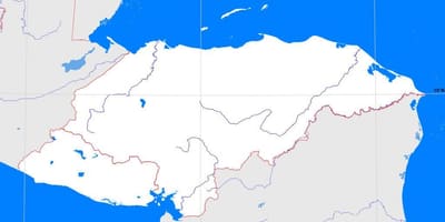 ホンジュラス空白の地図