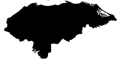 地図ホンジュラスベクトルの地図