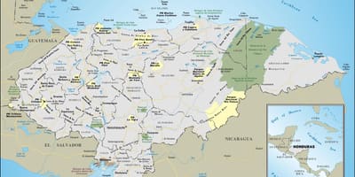 地図の道ホンジュラス